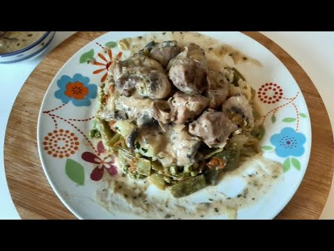 Sauté d'agneau sauce poulette # la recette facile # la recette delicieuse ✔
