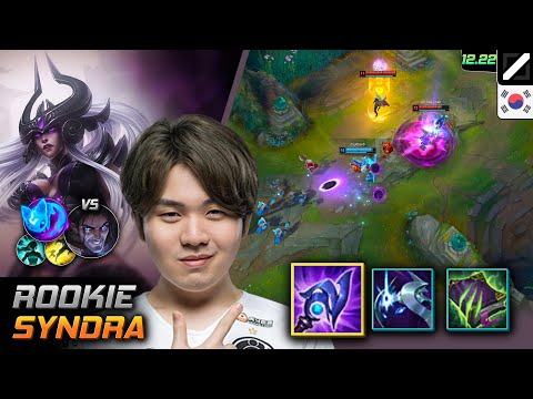 Rookie Mid Syndra Build Luden's Tempest Summon Aery - LOL KR 12.22