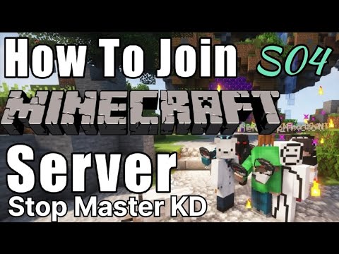Master The Gamster - How to Join Stop Master KD S04 | Fully Explained Tutorial | Minecraft Server Malayalam.