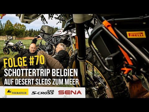 Schottertrip Belgien - auf Desert Sleds zum Meer – Motorradreise.TV Folge #70