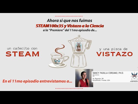 11mo Cafecito con STEAM y una Pizca de Vistazo