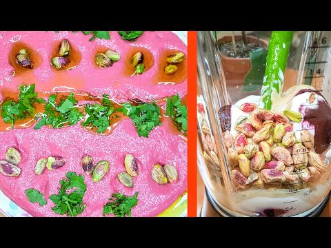 , title : 'متبل الشمندر مع الفستق الحلبي _ فوائده كثيرة جدا _ How to prepare beetroot mutabal with pistachio'