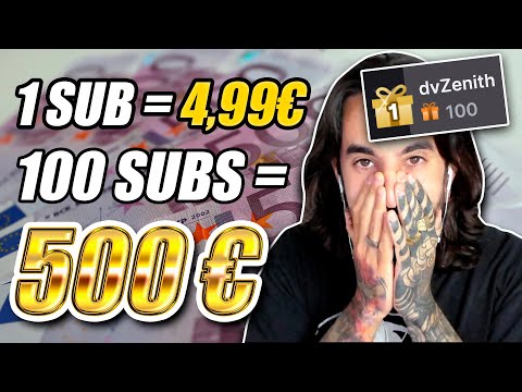 SUSCRIPTOR me DONA 500€ en DIRECTO y me quedo LOCO 💰