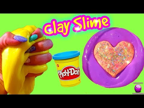 Slime de plastilina clay slime DIY