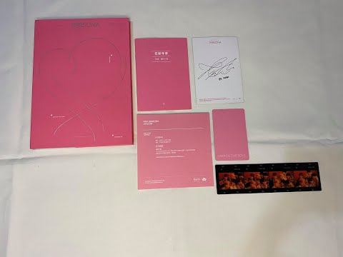 MAP OF THE SOUL PERSONA VER 03 UNBOXING