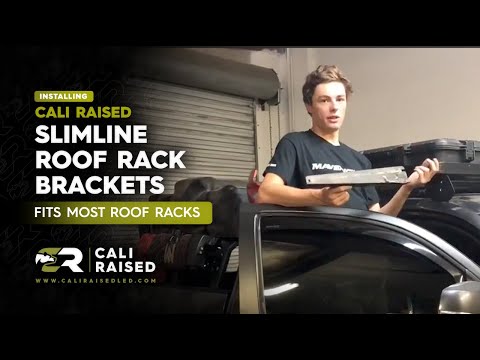 Frontrunner Outfitters Slimline Roof Rack LED Bar Brackets Highlight