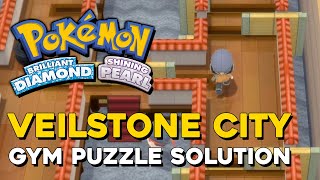 Pokemon Brilliant Diamond & Shining Pearl Veilstone City Gym Puzzle Solution