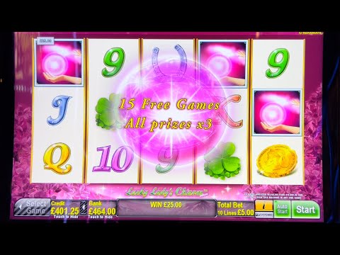 London Casino Slots session via the O2- Lucky Lady’s Charm , Book of Ra etc - Some max bet bonuses
