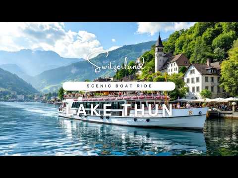#111 SCHWEIZ 🇨🇭 Der schönste See der Schweiz? Sommerliche Bootsfahrt auf dem Thunersee 🌞🚤