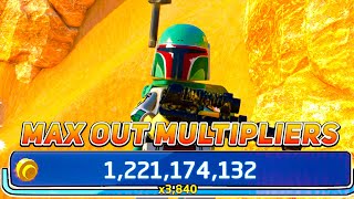 How to get stud Multiplier x3840 (Lego Star Wars The Skywalker Saga - Max Out Stud Multipliers Fast)