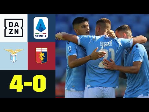 Lazio schießt Genua aus dem Stadion: Lazio Rom - CFC Genua 4:0 | Serie A | DAZN Highlights