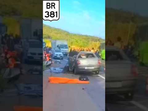Acidente na BR 381 em Santa Luiza MG.