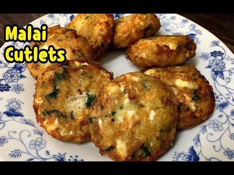How To Make Malai Cutlets Recipe / Cutlets Recipe By Yasmin's Cooking Video