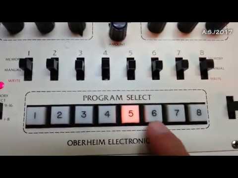 Oberheim FVS-1 memory patch creating
