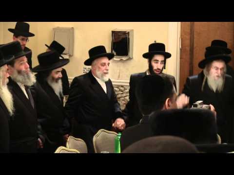 Tenoim of grandson of Liska Rebbe shlita with daughter of Rimoniver Rebbe