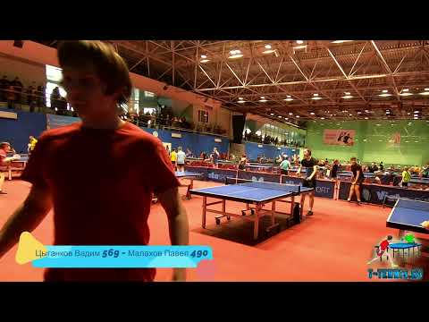 Цыганков Вадим 569 рттф - Малахов Павел 490 рттф. Турнир по настольному теннису. Чертаново