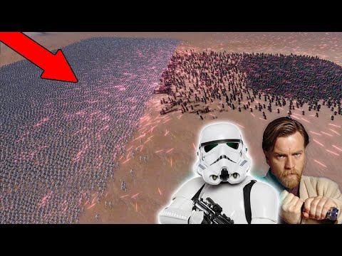 5000 Jedi vs 20000 Storm Troopers - Ultimate Epic Battle Simulator