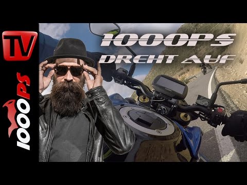 1000PS dreht auf: Onboardaction mit Suzuki GSX-S750