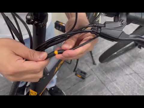 ADO Ebike E10 Unplug the headlight connector&switch instruction
