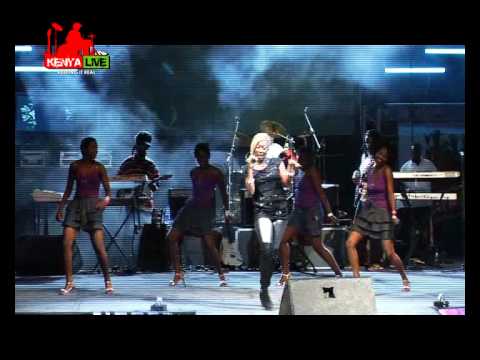 Wahu performing sitishiki at KENYA LIVE Machakos Concert