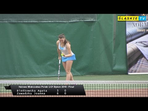 Joanna Zawadzka - Agata Bieńkowska 6:3; 6:4