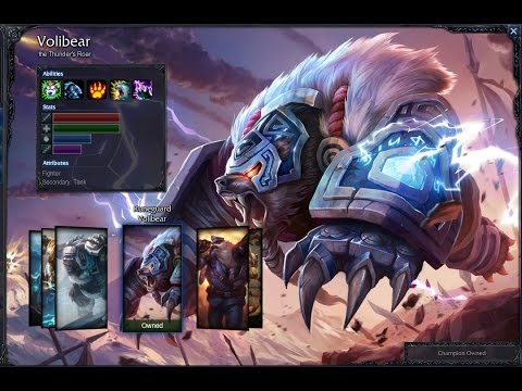 Runeguard Volibear Skin Spotlight Gameplay 1080p HD League Of Legends