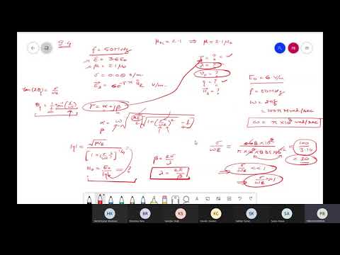 EMFT KEE 301 Lecture 48: Questions solutions on wave propagation in different mediums