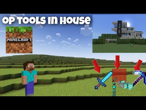 MINECRAFT OP TOOLS IN HOUSE 🏡😁