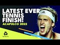 4.55AM! ? Alex Zverev Defeats Brooksby in Acapulco In The Latest Ever Finish To A Tennis Match!