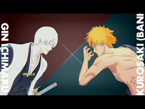 GIN ICHIMARU vs ICHIGO KUROSAKI (BANKAI) Bleach Rebirth of Souls gameplay