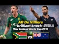 AB De Villiers Brilliant Knock Vs New Zealand World Cup 2015 At Auckland