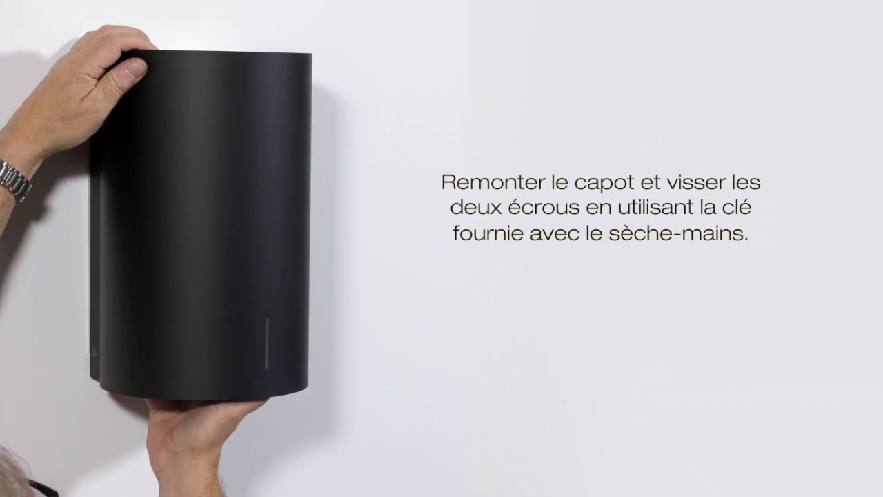 BJÖRK sèche-mains, noir