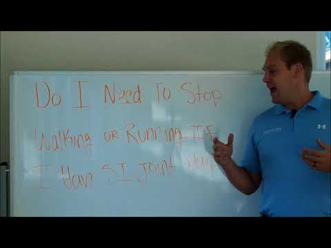 Do I Need To Stop Running If I Have SI Joint Pain