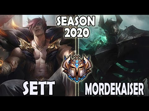 Sett vs Mordekaiser TOP [ T1 Roach ] Lol Challenger Korea