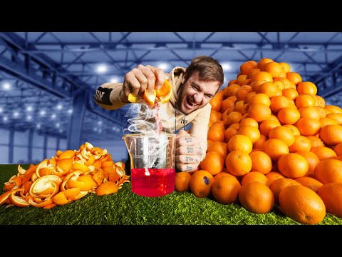 СКОЛЬКО ЖГУЧЕЙ ЖИДКОСТИ ВЫЖМЕТСЯ ИЗ 100КГ АПЕЛЬСИНОВ?