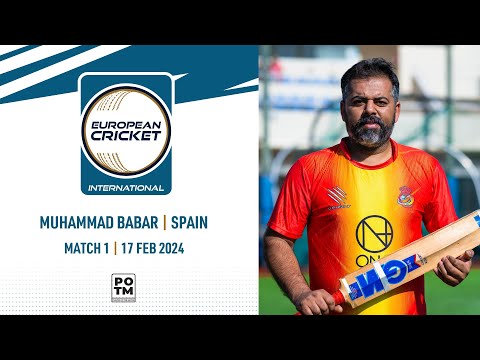 POTM: M.Babar - ESP vs CZE | Highlights | ECI Spain-Czechia | 17 Feb 2024 | ECI24.002