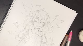 お絵かき配信#2【ペン入れ】