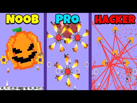 NOOB vs PRO vs HACKER - Pixel Demolish - YouTube