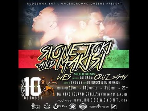 Sione Toki ft. Makisi  IJS (Keep it 100) live Valufa