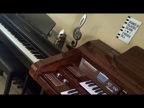 Hino 230 CCB - Harmonia HS 500 orquestra organista: Mayane e piano Yamaha CLP 635r: Michely Teruel