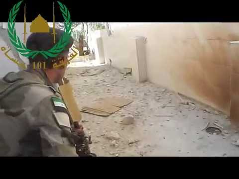 التصدي لقوات النظام على جبهة مورك في ريف حماة من قبل لواء سيف الحق