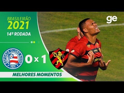 Gols e lances de Bahia x Sport