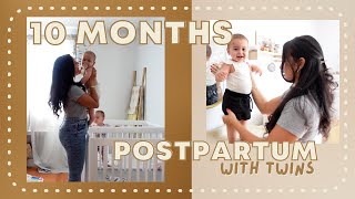 10 Months Postpartum (with twins) | feeling like myself again, a day in my life + ikea trip!