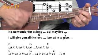 My Little Lady - The Tremeloes, Cover, Ukulele Lesson, Chord &amp; Lyrics, Play Along