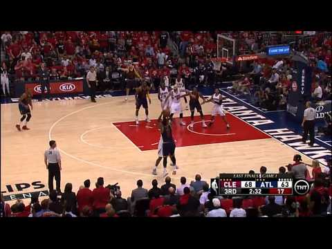 JR Smith hits 8 Three Pointers vs Hawks - Franchise Record! (ECF 2015)