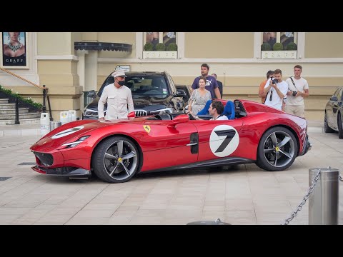 BEST SUPERCARS Monaco - Ferrari Monza SP2, 488 Pista, 812 SF, Lamborghini Aventador, 300 SL Roadster