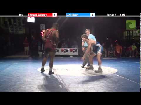 195 lbs. 3rd - Samuel Colbray (OR) vs. Joel Dixon (OK)