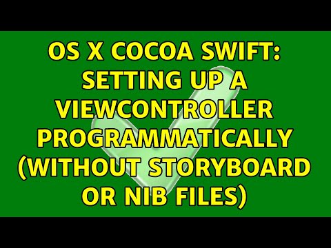 OS X Cocoa Swift: Setting up a ViewController programmatically (without Storyboard or nib files)