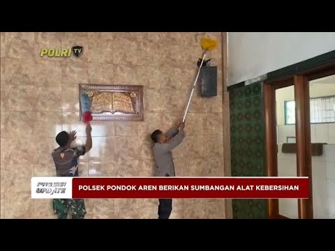 PRESISI UPDATE : POLSEK PONDOK AREN GELAR KERJA BAKTI BERSAMA WARGA 21/05/2024 18.00