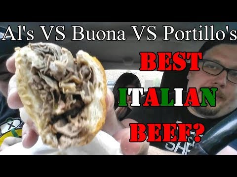Who's Got the BEST BEEF? Al's, Buona, or Portillo's?